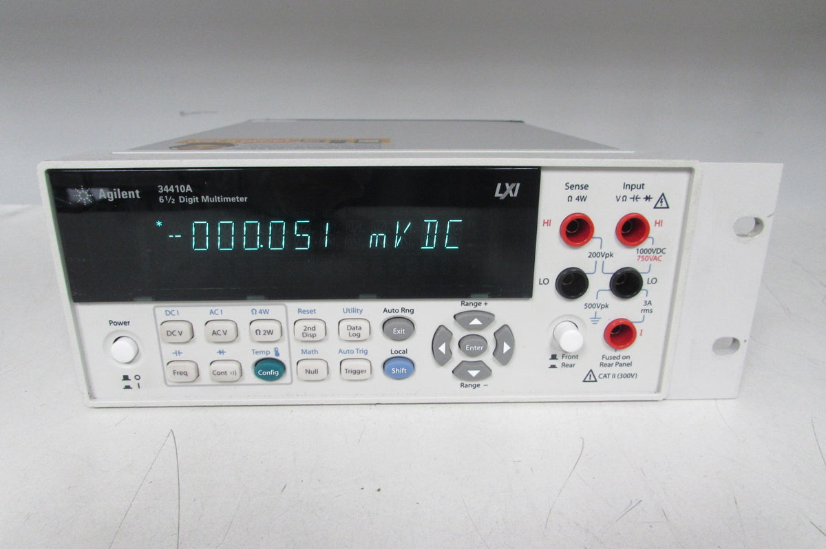 Agilent 34410A Digital Multimeter 6 1/2 digit, include a fresh CALIBRA –  COGWELL