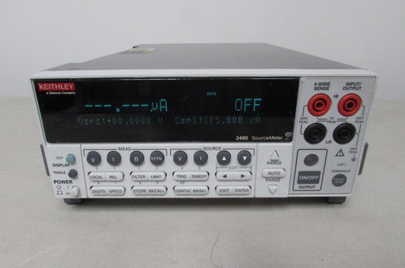 Keithley 2400 General-Purpose SourceMeter, 200V and 1A, 20W, include a fresh CALIBRATION