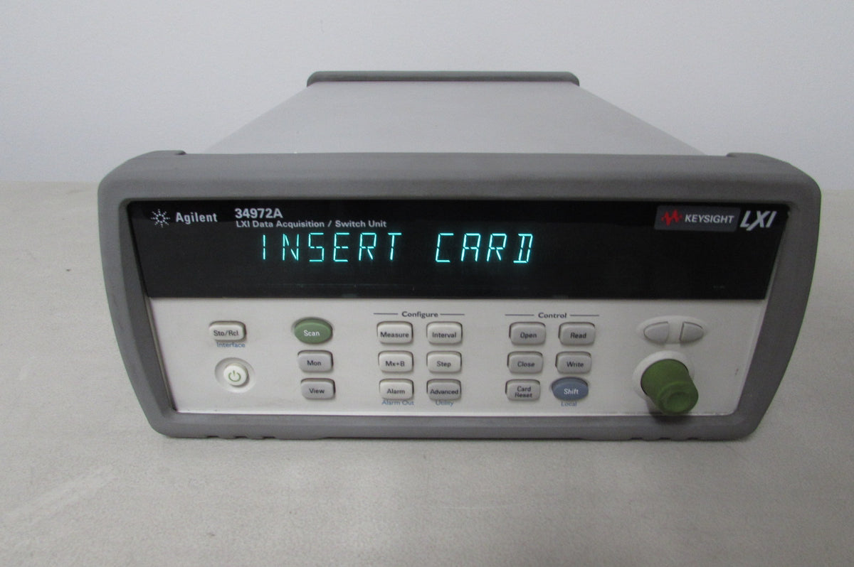 Agilent 34972A Data Acquisition Switch Unit w/ DMM, include a fresh  CALIBRATION