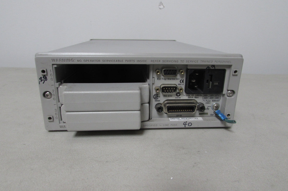 Agilent 34970A Data Acquisition Switch Unit w/ DMM, include a fresh  CALIBRATION