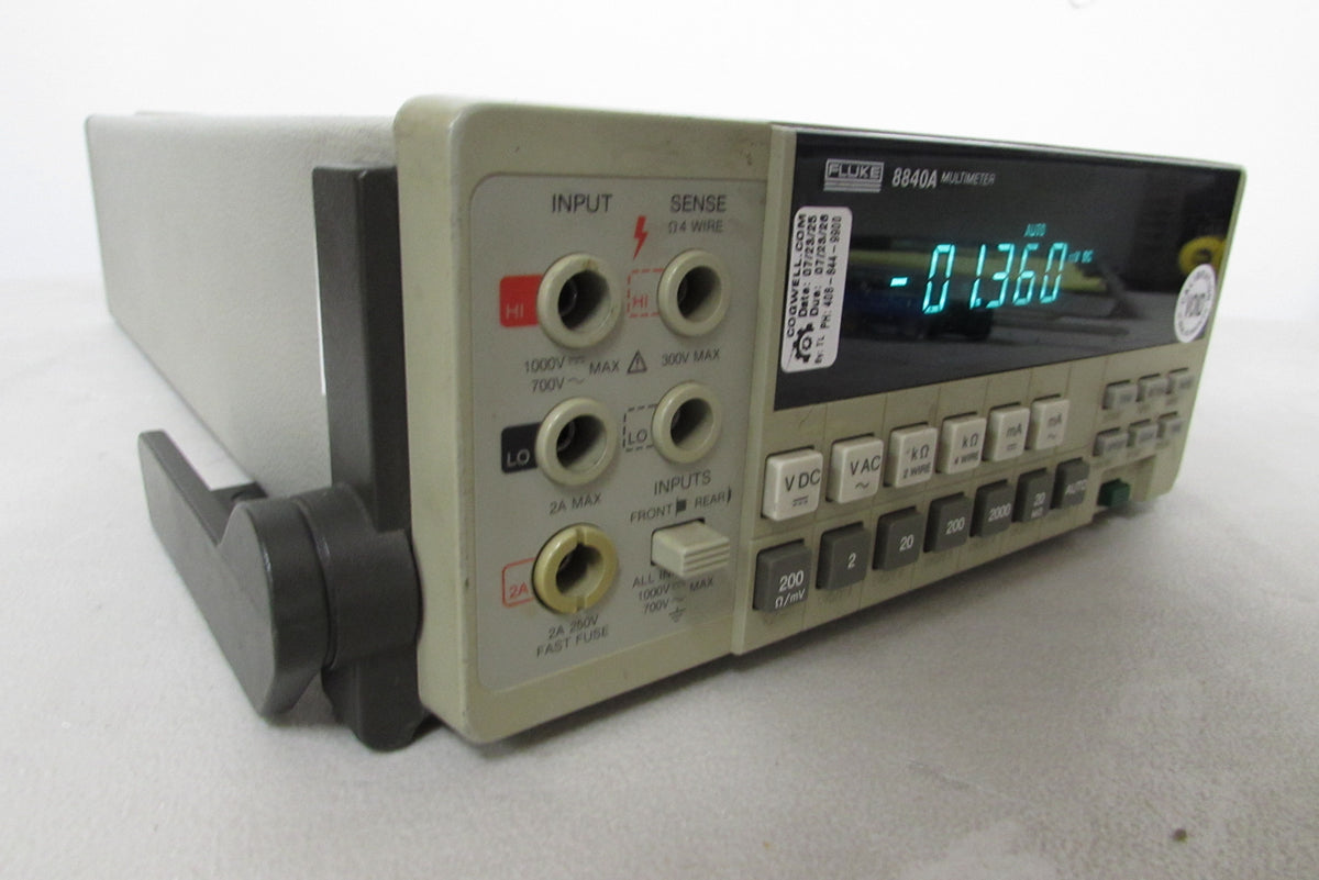 Fluke 8840A Bench Multimeter 5 ½ digit w/ Opt AC 09 & IEEE-488 (05