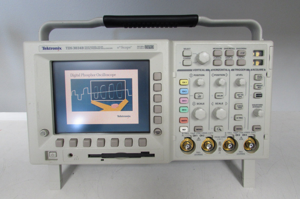 Tektronix TDS3034B Digital Storage Oscilloscope 300MHz, 2.5GS/s 