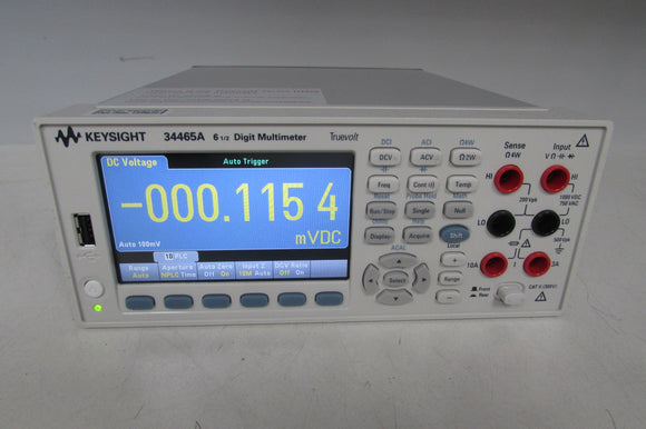 Agilent 34465A Digital Multimeter, 6 ½ Digit, Truevolt DMM, Include a fresh CALIBRATED