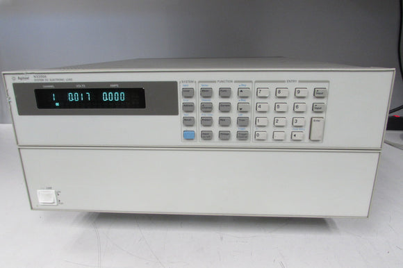 Agilent N3300A Configurable DC Electronic Load Mainframe w/ two N3306A module