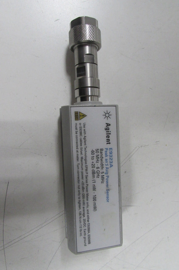 Agilent E9323A Peak and Average Power Sensor, 50 MHz – 6 GHz