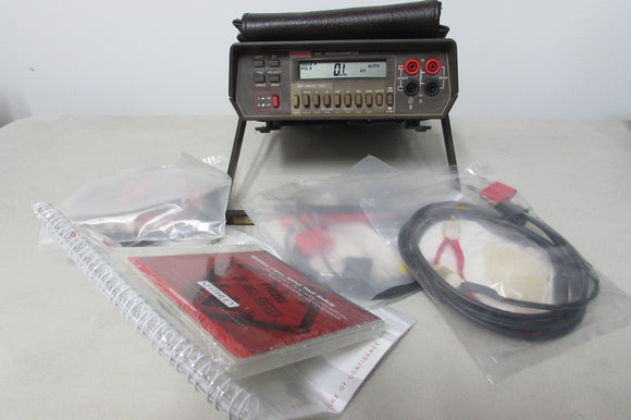 Keithley 580 Micro-ohmmeter, 4 ½ Digit w/ test leads.  Include a fresh CALIBRATION.