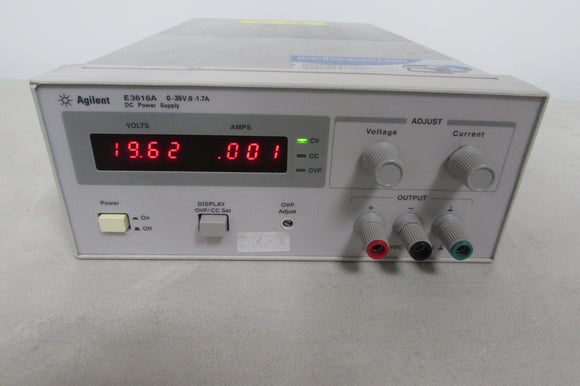 Agilent E3616A DC Power Supply, 0-35V, 0-1.7A