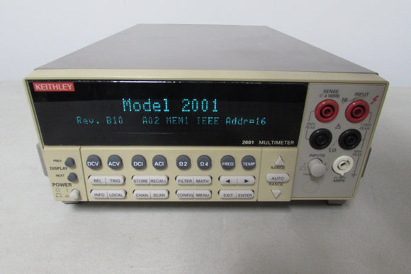 Keithley 2001 High-Performance, 7-1/2-Digit DMM w/ 8k Memory