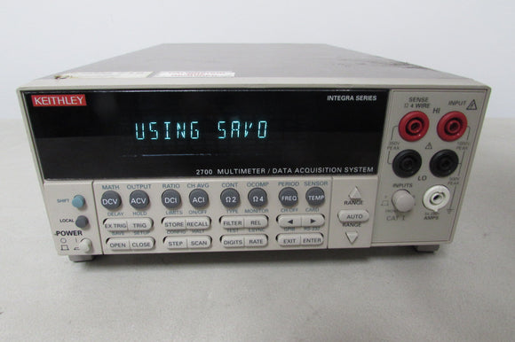 Keithley 2700 DMM, Data Acquisition, Datalogging System