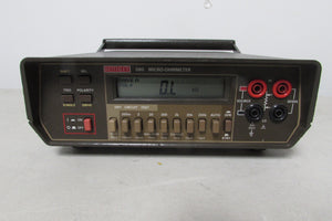 Keithley 580 Micro-ohmmeter, 4 ½ Digit w/ test leads