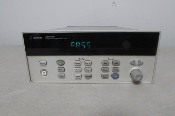 Agilent 34972A Data Acquisition Switch Unit w/ DMM, include a fresh CALIBRATION