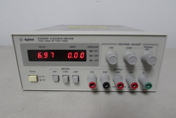 Agilent E3630A 35 W Triple Output, 6V, 2.5A & ±20V, 0.5A