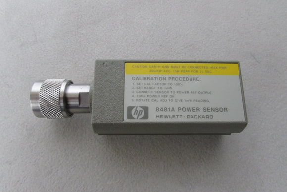 Agilent 8481A Power Sensor, 10 MHz to 18 GHz, -30 to +20 dBm