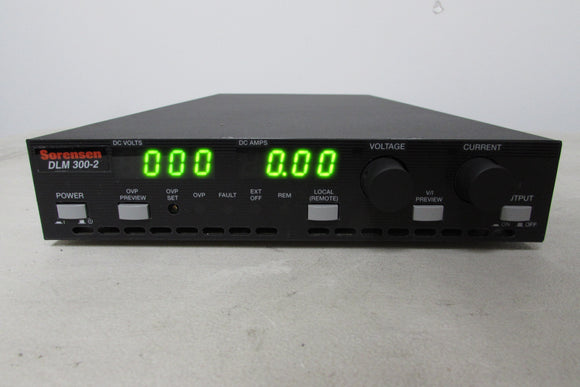 Sorensen DLM300-2 Programmable power supply, 0-300 V, 0-2