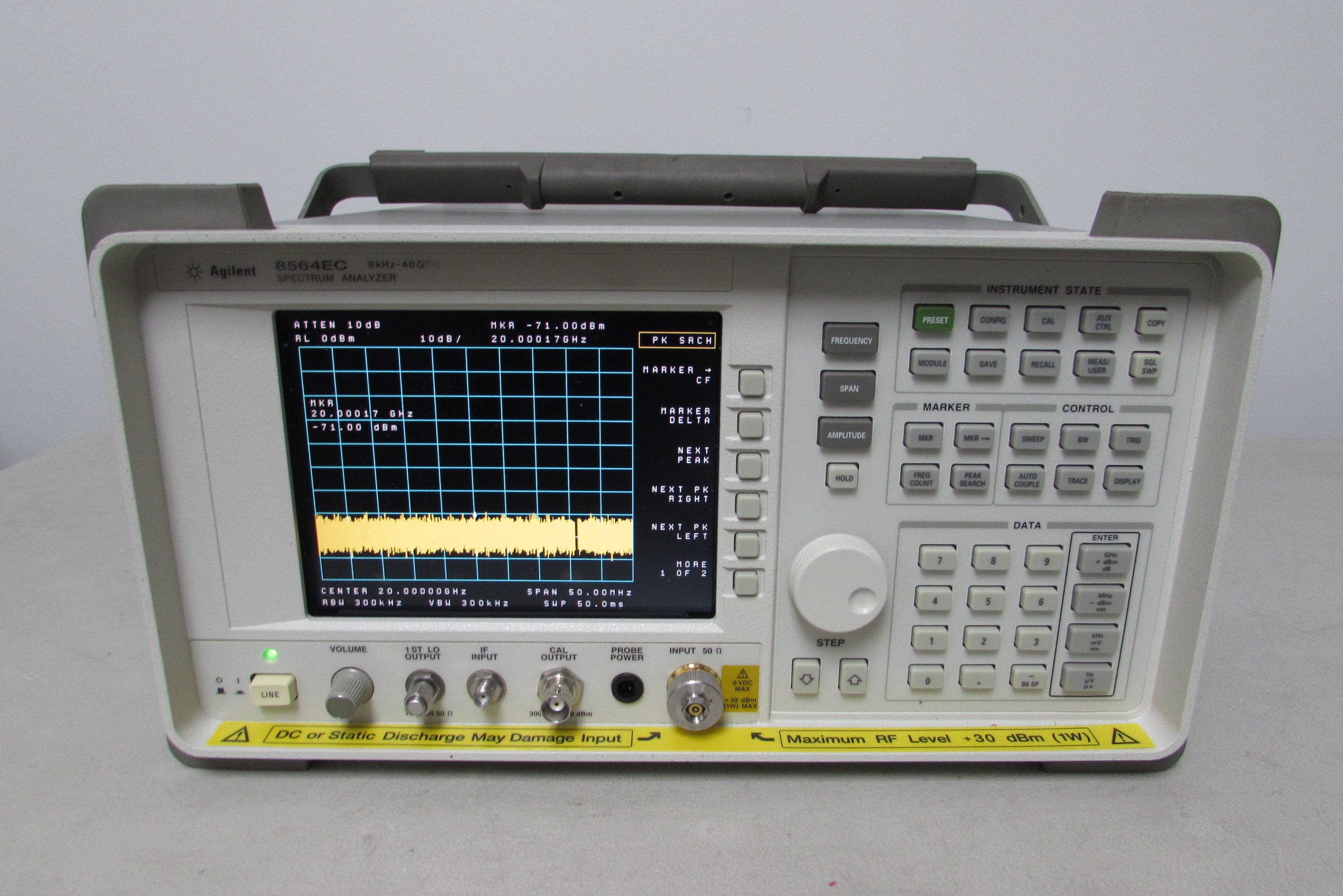 [DW]USED hp 8564E SPECTRUM ANALYZER 9kHz-40GHz 85620A スペクトラムアナライザー[ST1913090] DW]USED hp 8564E SPECTRUM ANALYZER 9kHz-40GHz 85620A スペクトラム