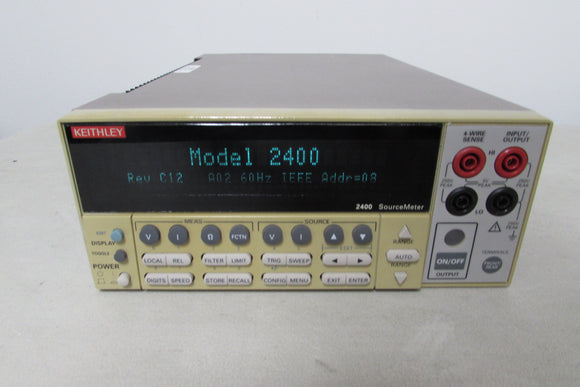 Keithley 2400 General-Purpose SourceMeter, 200V and 1A, 20W, include a fresh CALIBRATION