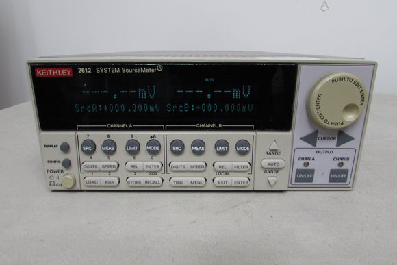 Keithley 2612 Source Meter Dual CH, 200V/10A pulse