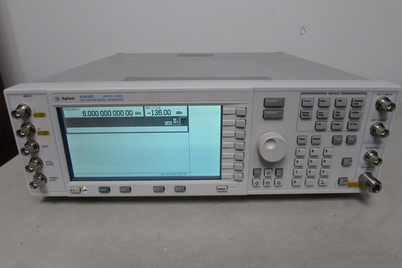Agilent E4438C ESG Vector Signal Generator 250 kHz to 6 GHz Opt 506, UNB, UNJ