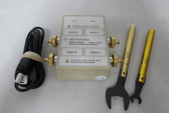 Agilent N4431-60003) RF ECal module, 300 kHz to 9 GHz, 4-port, 3.5mm(f), (N4431B)