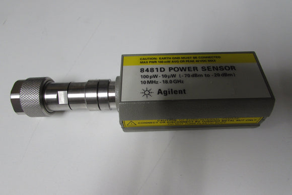 Agilent 8481D Diode Power Sensor, 10 MHz to 18 GHz