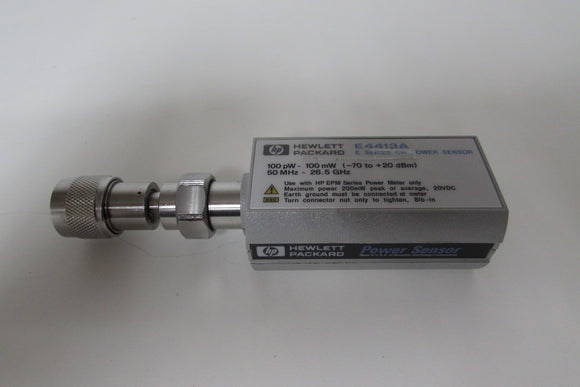 Agilent E4413A Wide Dynamic Range Power Sensor, E-Series, CW Power Sensor, 50 MHz to 26.5 GHz