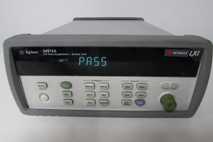 Agilent 34972A Data Acquisition Switch Unit w/ DMM, include a fresh CALIBRATION