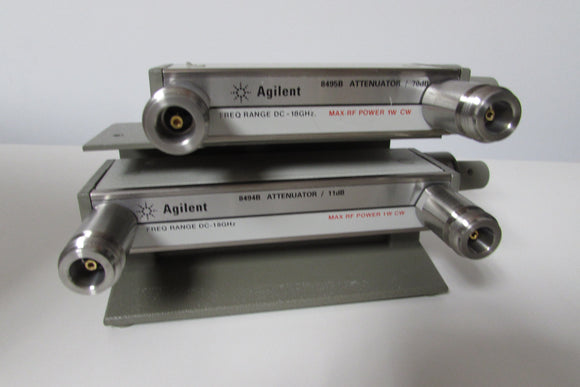 Agilent 8495B + 8494B Manual Step Attenuator Set, Opt 001 (Type-N)