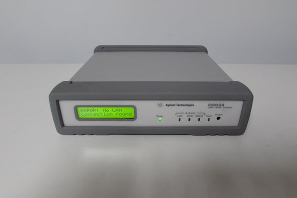 Agilent E5810A LAN / GPIB Gateway