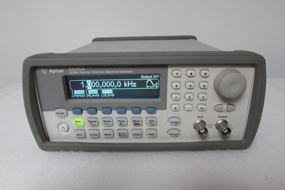 Agilent 33220A Arbitrary/Waveform Generator, 20mhz
