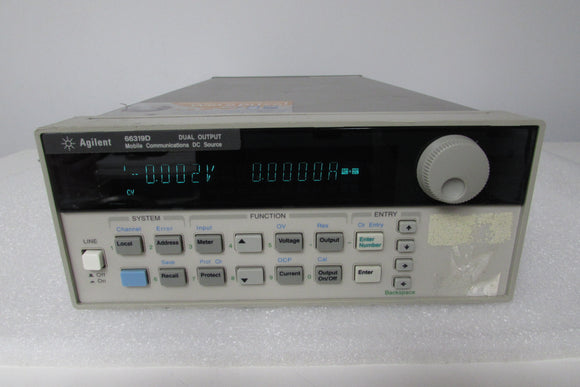 Agilent 66319D Dynamic Measurement Dual Output DC Source 0-15V/0-3A