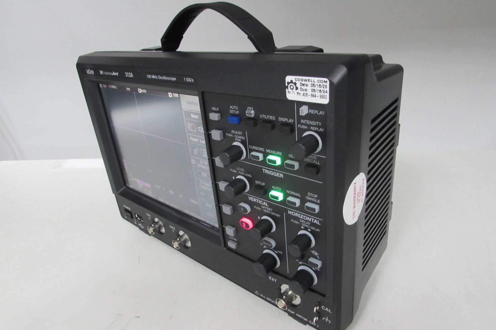 LeCroy WaveJet 312A Oscilloscope 100MHz 2 ch 1GS/s 500kpts/ch 