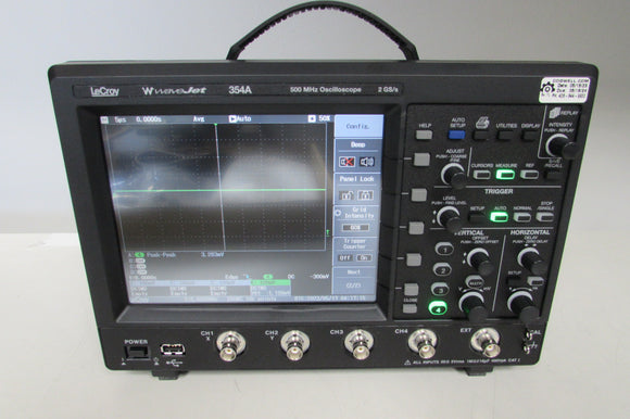 LeCroy WaveJet 354A Oscilloscope, 500MHz, 2GS/s, 4Ch w/ 4 PP006A Probes, include a fresh CALIBRATION