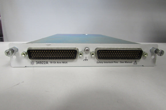 Agilent 34922A 70-Channel Armature Multiplexer for 34980A