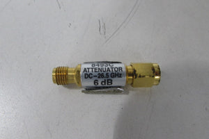 Agilent 8493C Coaxial Fixed Attenuator, DC to 26.5 GHz, 6dB