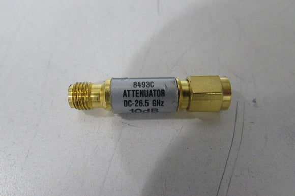 Agilent 8493C Coaxial Fixed Attenuator, DC to 26.5 GHz, 10dB
