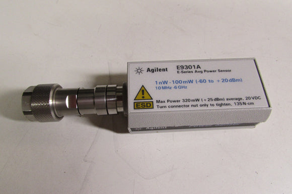Agilent E9301A Average Power Sensor, 10 MHz to 6 GHz,-60 to +20 dBm