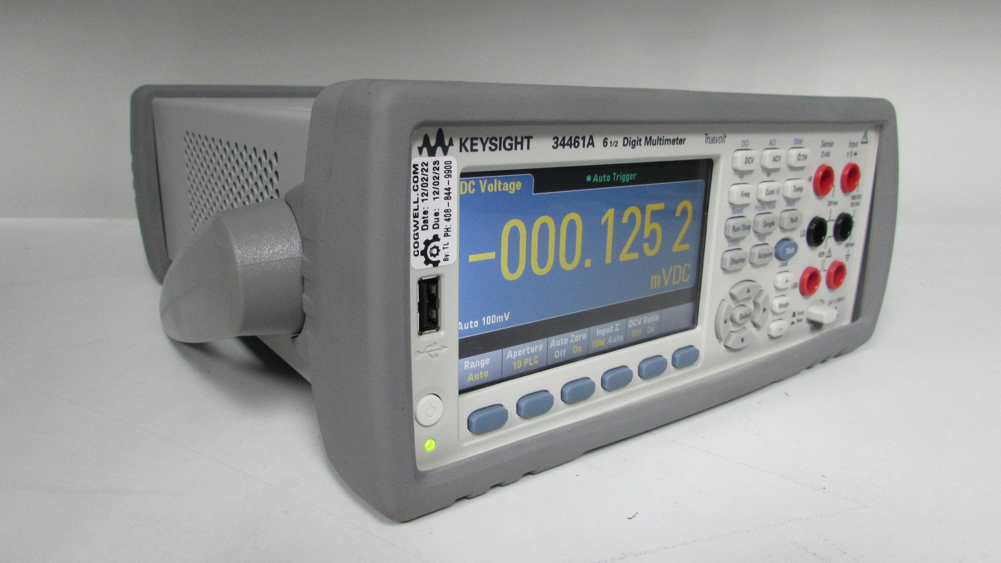 Keysight 34461A Digital Multimeter, 6.5 Digit, 1,000 V, 75 ppm