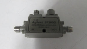 Agilent 87300D Directional Coupler, 6 to 26.5 GHz, 10 dB, 3.5 mm(f/f/f)
