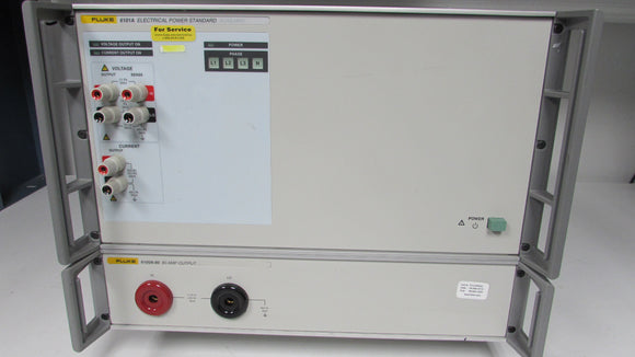 Fluke 6101A Electrical Power Standard, Auxiliary unit w/ 6100A-80 Amp Output Booster