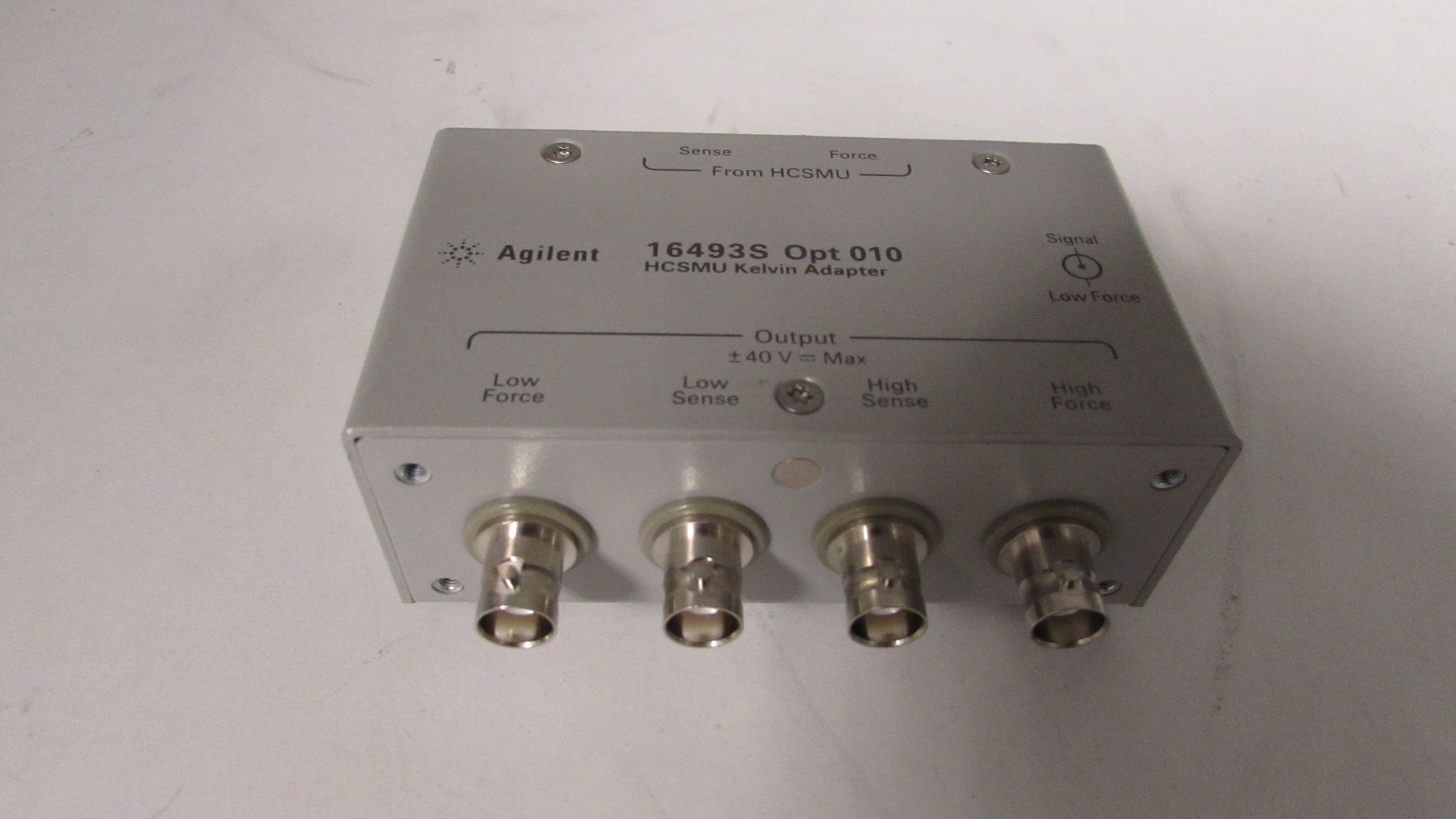 Agilent 16493S Opt 010 HCSMU Kelvin Adapter – COGWELL