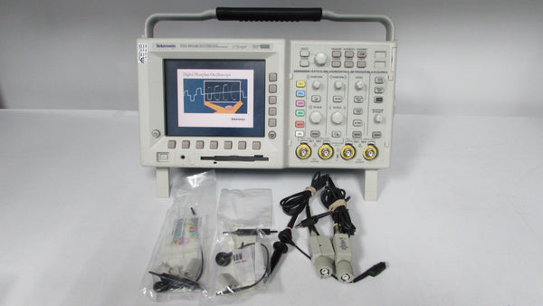 Tektronix TDS3054B DPO OSCILLOSCOPE, 500MHZ, 5GS/S, 4CH, TDS3GV, 2 P6139A,  include a fresh CALIBRATION