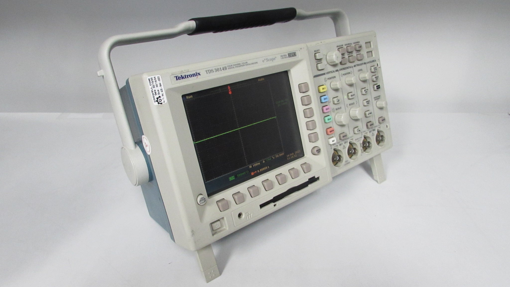 Tektronix TDS3014B OSCILLOSCOPE; DPO, 100 MHZ, 1.25GS/SS, 4-CH