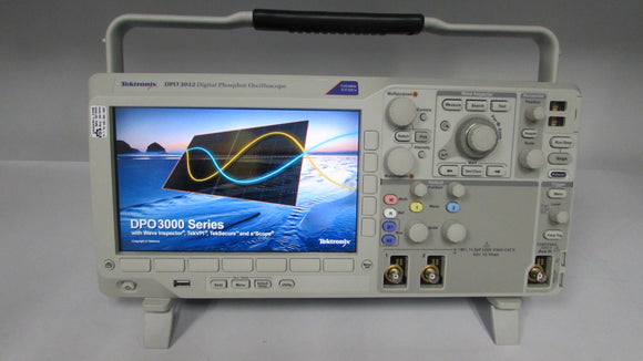 Tektronix DPO3012 Digital Phosphor Oscilloscope, 100 MHz, 2-Ch, Calibrated 02/16/23
