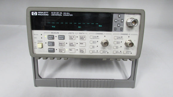 Agilent 53131A Universal Frequency Counter, 10 digit/sec Opt 050 (5 GHz Chan), 012